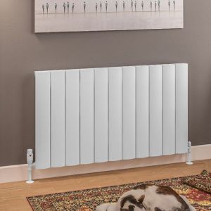 Eastbrook Tordino Matt White Aluminium Designer Radiator 600 x 1040mm