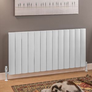 Eastbrook Tordino Matt White Aluminium Designer Radiator 600 x 1230mm