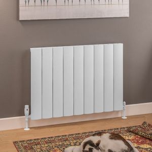 Eastbrook Tordino Matt White Aluminium Designer Radiator 600 x 850mm