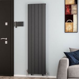 Eastbrook Trent Matt Anthracite Aluminium Designer Radiator 1800 x 470mm