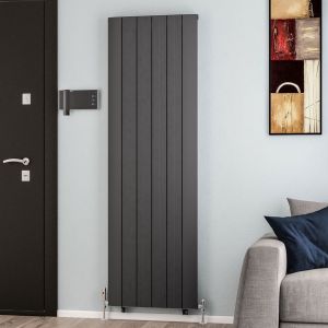 Eastbrook Trent Matt Anthracite Aluminium Designer Radiator 1800 x 565mm