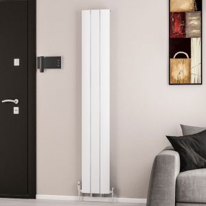 Eastbrook Trent Matt White Aluminium Designer Radiator 1800 x 280mm