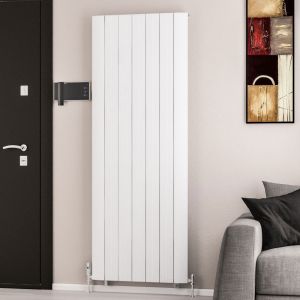 Eastbrook Trent Matt White Aluminium Designer Radiator 1800 x 660mm