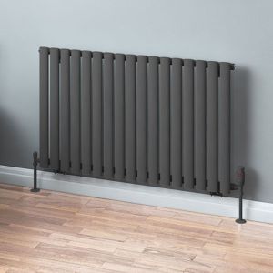 Eastbrook Tunstall Matt Anthracite Steel Designer Radiator 600 x 1002mm