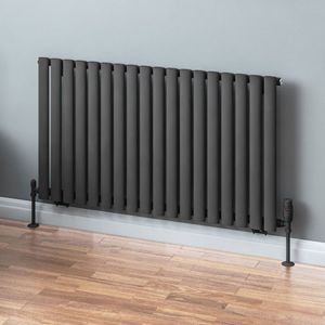 Eastbrook Tunstall Matt Anthracite Steel Designer Radiator 600 x 1061mm