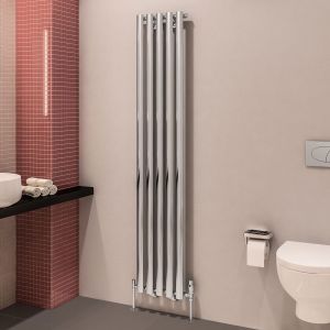 Eastbrook Tunstall Chrome Steel Designer Radiator 1800 x 350mm