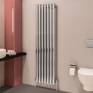 Eastbrook Tunstall Chrome Steel Designer Radiator 1800 x 490mm