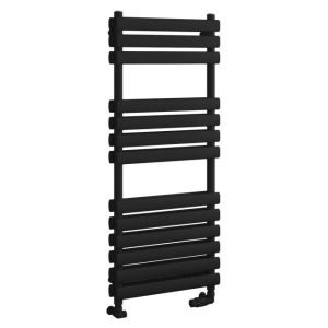 Eastbrook Tunstall Double Matt Black Designer Towel Rail 1200 x 500mm