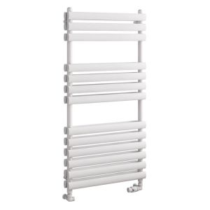 Eastbrook Tunstall Double Matt White Designer Towel Rail 1200 x 600mm