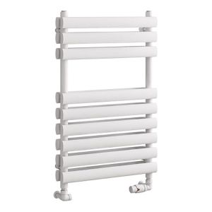 Eastbrook Tunstall Double Matt White Designer Towel Rail 800 x 500mm