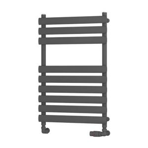 Eastbrook Tunstall Matt Anthracite Designer Towel Rail 800 x 500mm