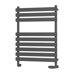 Eastbrook Tunstall Matt Anthracite Designer Towel Rail 800 x 600mm