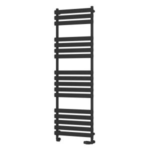 Eastbrook Tunstall Matt Black Designer Towel Rail 1600 x 500mm