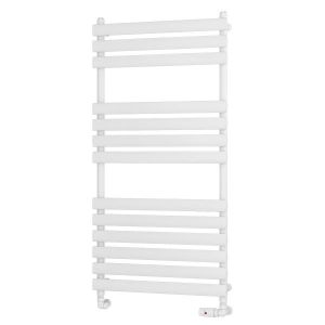 Eastbrook Tunstall Matt White Designer Towel Rail 1200 x 600mm