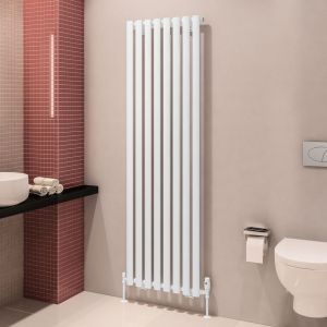 Eastbrook Tunstall Matt White Steel Designer Radiator 1800 x 560mm