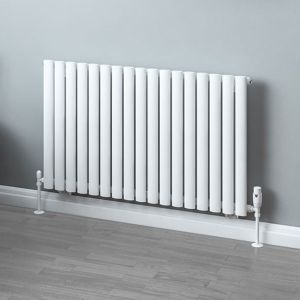 Eastbrook Tunstall Matt White Steel Designer Radiator 600 x 1002mm