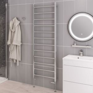 Eastbrook Tuscan Chrome Towel Rail 1750 x 600mm