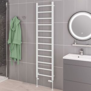 Eastbrook Tuscan Gloss White Towel Rail 1750 x 450mm