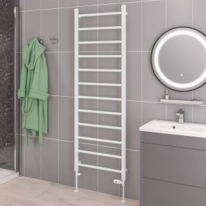 Eastbrook Tuscan Gloss White Towel Rail 1750 x 600mm