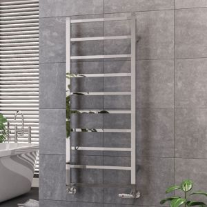 Eastbrook Tuscan Square Chrome Towel Rail 1200 x 500mm