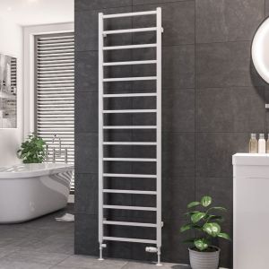 Eastbrook Tuscan Square Gloss White Towel Rail 1800 x 500mm