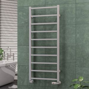 Eastbrook Tuscan Square Matt Grey Towel Rail 1200 x 500mm