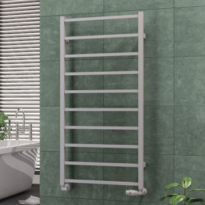 Eastbrook Tuscan Square Matt Grey Towel Rail 1200 x 600mm