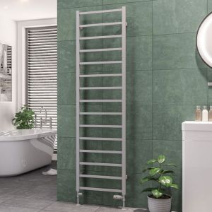 Eastbrook Tuscan Square Matt Grey Towel Rail 1800 x 500mm