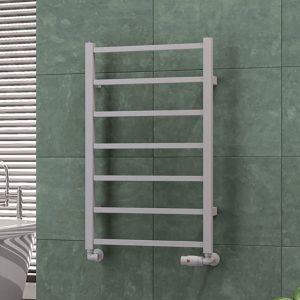 Eastbrook Tuscan Square Matt Grey Towel Rail 800 x 500mm