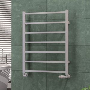 Eastbrook Tuscan Square Matt Grey Towel Rail 800 x 600mm