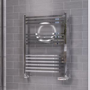 Eastbrook Tuscan Square Multirail Chrome Towel Rail 800 x 600mm