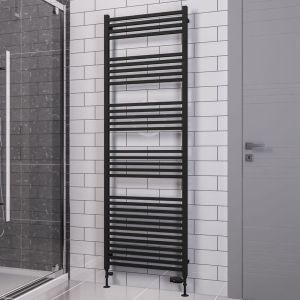 Eastbrook Tuscan Square Multirail Matt Black Towel Rail 1800 x 600mm