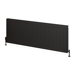 Eastbrook Compact Panel Black Type 21 Central Heating Radiator 600 x 1600mm