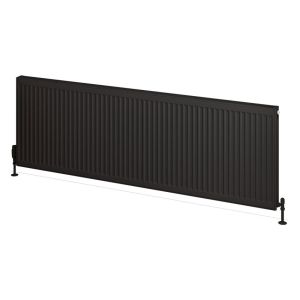 Eastbrook Compact Panel Black Type 21 Central Heating Radiator 600 x 1800mm