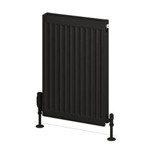 Eastbrook Compact Panel Black Type 21 Central Heating Radiator 600 x 400mm