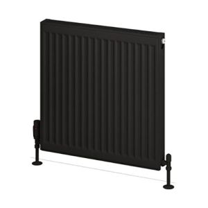 Eastbrook Compact Panel Black Type 21 Central Heating Radiator 600 x 600mm