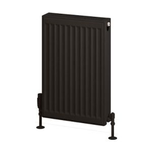 Eastbrook Compact Panel Black Type 22 Central Heating Radiator 600 x 400mm