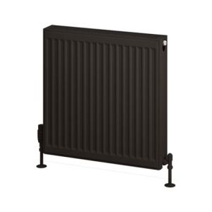 Eastbrook Compact Panel Black Type 22 Central Heating Radiator 600 x 600mm