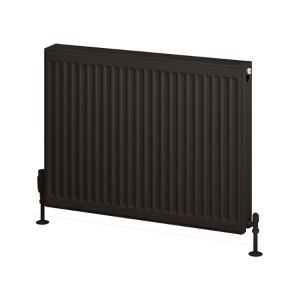 Eastbrook Compact Panel Black Type 22 Central Heating Radiator 600 x 800mm