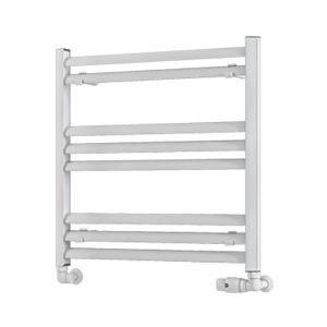 Eastbrook Velor Matt White Towel Rail 600 x 600mm