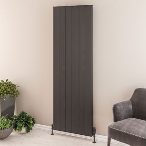 Eastbrook Vesima Matt Anthracite Aluminium Designer Radiator 1800 x 603mm