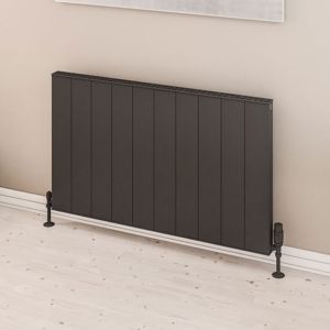 Eastbrook Vesima Matt Anthracite Aluminium Designer Radiator 600 x 1003mm