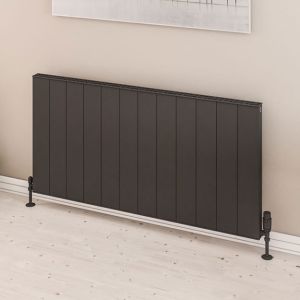 Eastbrook Vesima Matt Anthracite Aluminium Designer Radiator 600 x 1203mm