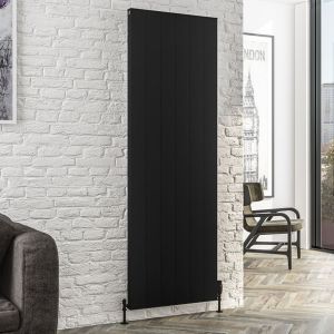 Eastbrook Vesima Matt Black Aluminium Designer Radiator 1800 x 603mm