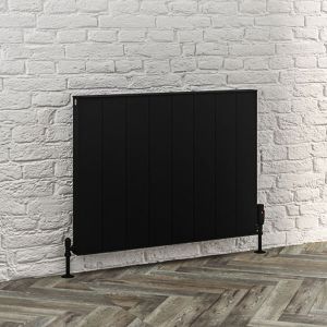 Eastbrook Vesima Matt Black Aluminium Designer Radiator 600 x 803mm