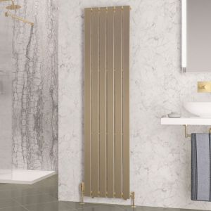 Eastbrook Warrington Type 10 Brushed Brass Steel Designer Radiator 1800 x 452mm