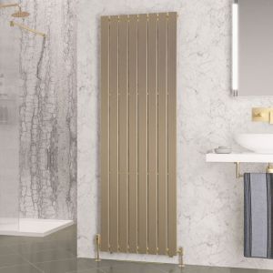 Eastbrook Warrington Type 10 Brushed Brass Steel Designer Radiator 1800 x 604mm