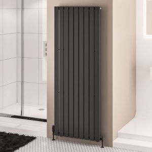 Eastbrook Warrington Type 10 Matt Anthracite Steel Designer Radiator 1800 x 680mm