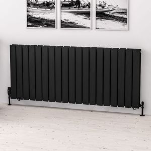 Eastbrook Warrington Type 20 Matt Black Steel Designer Radiator 600 x 1444mm