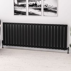 Eastbrook Warrington Type 10 Matt Black Steel Designer Radiator 600 x 1668mm